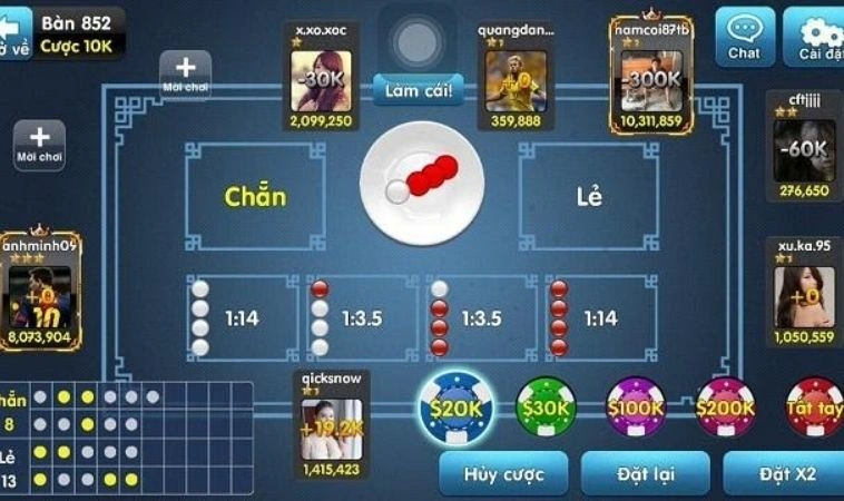 Trò Chơi Xóc Đĩa Tại UW88: Những Bí Mật Bạn Không Thể Bỏ Qua! 2 Giao diện trò chơi xóc đĩa tại UW88